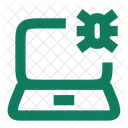 Virus Laptop Virus Protection Unsecure Icon