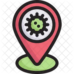 Virus Location  Icon