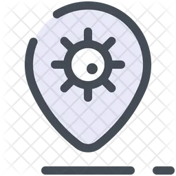 Virus Location  Icon