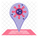 Virus Location Icon