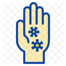 Mano del virus  Icono