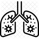 Pneumonia Anatomia Pulmoes Ícone