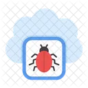 Malware En La Nube Error En La Nube Nube Icono