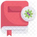 Virus On Book  Icon