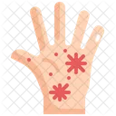 Hand Virus Transmission Icon