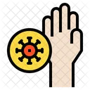 Hand Virus Coronavirus Icon