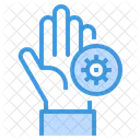 Virus On Hand Icon