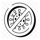 Virus Prevention Germ Caution Icon