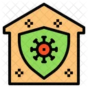 House Shield Virus Icon