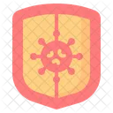 Protection Shield Coronavirus Icon
