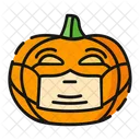 Virus Protection Pumpkin Halloween Icon