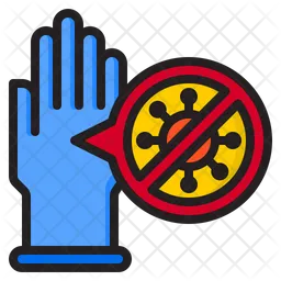 Virus Protection Gloves  Icon