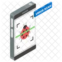 Bug Tracking Virus Scan Bug Finding Icon