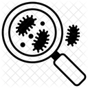 Virus Scan Bacteria Icon