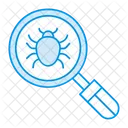Bug Search Magnifier Icon