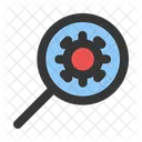 Virus Search Virus Scan Antivirus Icon