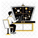 Virus Simulation System Analyst Icon