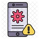 Virus Coronavirus Smartphone Alert Icon