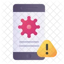 Virus Smartphone Alert  Icon