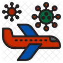 Virus Spread From Traveling  Icon
