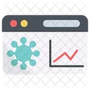 Virus Statistics Website Web Icon