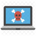 ウイルスの脅威、ウイルス対策ソフトウェア、マルウェアの脅威 アイコン
