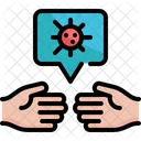 Virus Hand Virus Transmission Icon