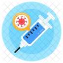 Virus Inoculation Virus Vaccination Virus Immunization Icon