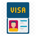 Visa Travel Passport Icon