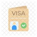 Visa Travel Traveling Icon