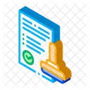 Stamp Label Sticker Icon