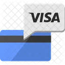 Visa Comment Credit Icon