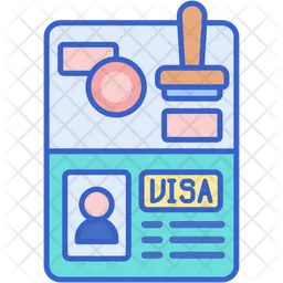 Visa de viaje  Icono