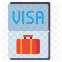 Visa de viaje  Icono