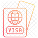 Visa Passport Document Icon