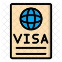 Visa Travel Files And Folders Icon