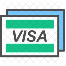 Visa-Karte  Symbol