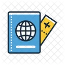 Visa Travel Document Icon