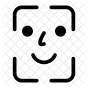 Visage Empreinte Detection Icon