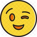 Visage Clignotant Icon