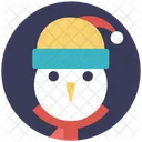 Bonhomme De Neige Visage Noel Icon