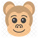 Visage Dargent Tete De Singe Emoji Icon