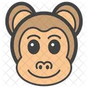 Visage Dargent Tete De Singe Emoji Icon