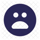 Visage Fatigue Emoji Visage Icône