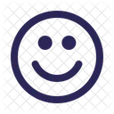 Visage Souriant Icones De Ligne Icones De Contour Icône