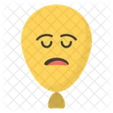 Visage souriant en ballon  Icône