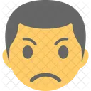 Triste Visage Malheureux Icône