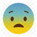 Visage Triste Emotion Icône