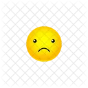 Smiley Visage Triste Smiley Emoji Icône