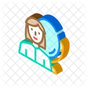 Visagiste Woman Job Icon